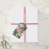 Happy Holly Dayz Christmas Gift Label Cadeaulabel (Met Touw)