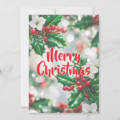 Happy Holly Dayz Custom Photo Christmas Kaart (Voorkant)