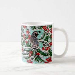 Happy Holly Quail Koffiemok