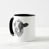 Happy Holstein Friesian Cow Mok (Voorkant links)