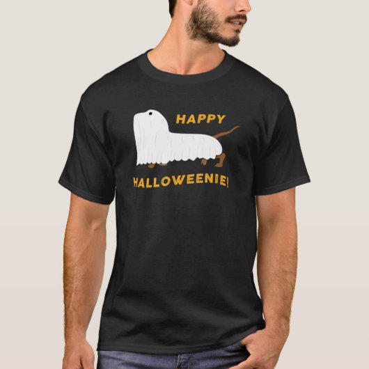 Happy Holweenie - Halloween Dachshund T-shirt (Voorkant)