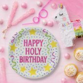 Happy Holy Birthday-Christelijk Kind Party Bord (Feest)