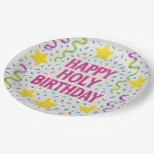 Happy Holy Birthday-Christelijk Kind Party Bord (Gekanteld)