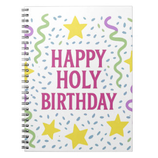 Happy Holy Birthday-Christelijke Kinder Notitieboe Notitieboek