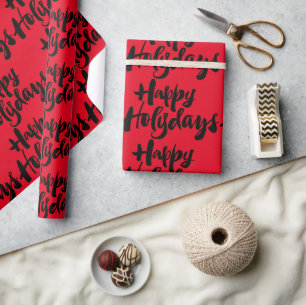 Happy Holydays-Feestdagen Heilige Dagen Kerst Cadeaupapier