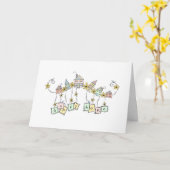 Happy Home - aankondiging nieuw adres (Gele Bloem)