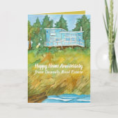 Happy Home Jubileum Beach House van Realtor Kaart (Voorkant)