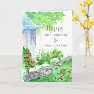 Happy Home Jubileum Cobblestone Cottage, aangepast Kaart