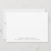 Happy Home Jubileum - Gepersonaliseerd huishouden Bedankkaart (Achterkant)