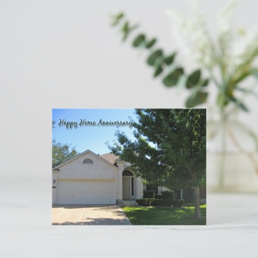 Happy Home Jubileum Kaarten (Staand voorkant)