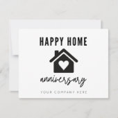 Happy Home Jubileum Realty Kaart (Voorkant)