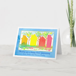 Happy Home-Jubileum uit Realtor-huizen Kaart