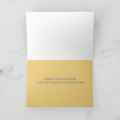 Happy Home-Jubileum van Realtor Custom Name Kaart (Binnen)