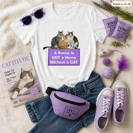 Happy Home / Kat Liefhebber Persoonlijke T-shirt