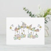 Happy Home Moving Announge Aankondiging (Staand voorkant)