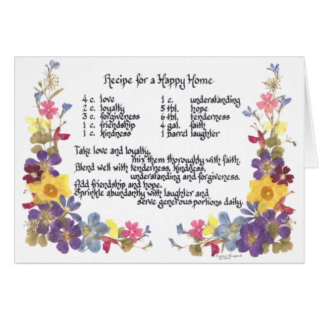 Happy Home Recipe (Voorkant Horizontaal)