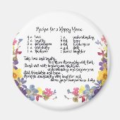 Happy Home Recipe Magneet (Voorkant)