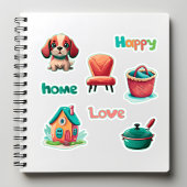 Happy Home Schattige Puppy Stickers Set