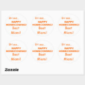 HAPPY HOMECOMING!, Beat Miami!, BH... Ronde Sticker (Vel)