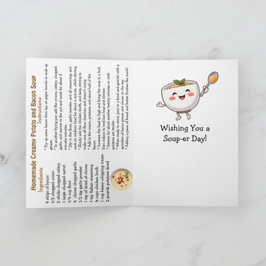 Happy Homemade Soup Day | February 4th Kaart (Binnen)