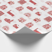 Happy Homes Christmas Village Holiday Cadeaupapier (Hoek)