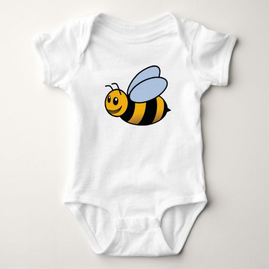 Happy Honey Bee Baby T-shirt (Voorkant)