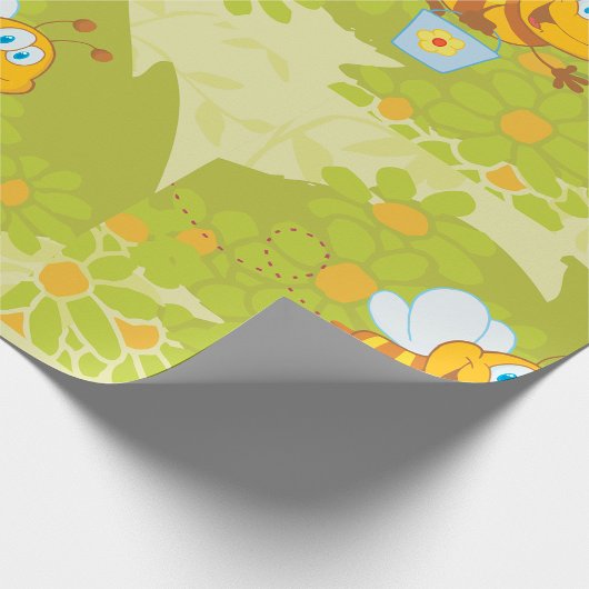 Happy Honey Bee Cadeaupapier