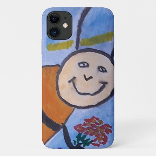 Happy Honey Bee Case-Mate iPhone Case (Achterkant)