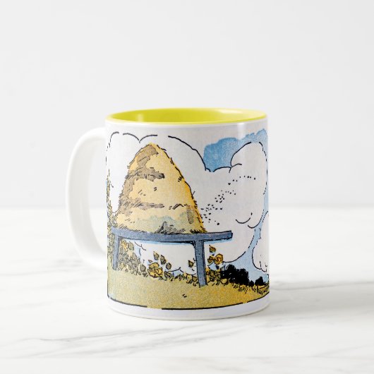 Happy Honey Bee Hive Art Mok (Voorkant links)