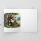 Happy Honey Beer Quote Kaart (Binnen)