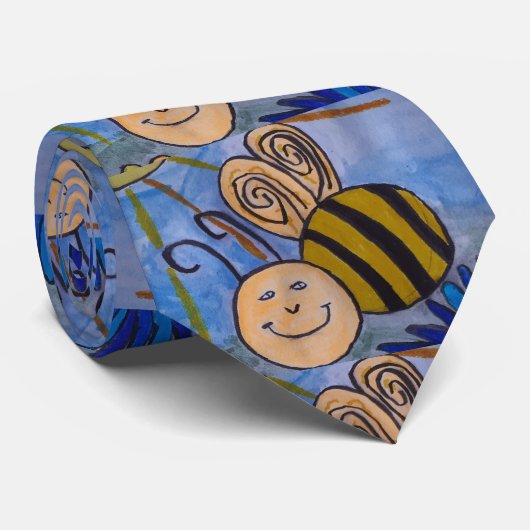 Happy Honeybee Stropdas (Opgerold)