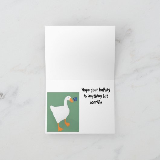 Happy HONK Hannukah-kaart Bedankkaart (Binnen)