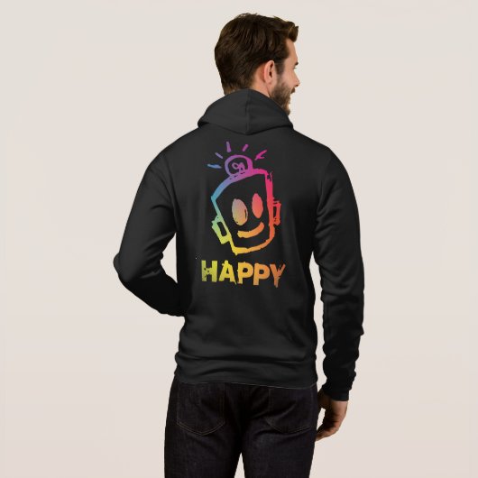 HAPPY Hoodje Hoodie (Achterkant volledig)