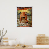 HAPPY HOOLIGAN Comedy Act VAUDEVILLE Poster (Keuken)