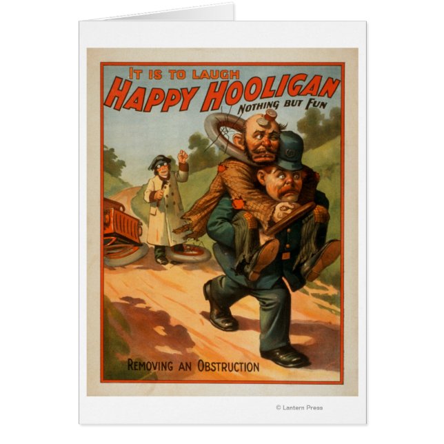 Happy Hooligan "Het is om te lachen" Poster theate (Voorkant)