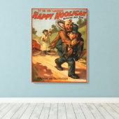 Happy Hooligan "Het is om te lachen" Poster theate Canvas Afdruk (Insitu (Houten vloer))