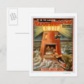 Happy Hooligan Lighthouse en Jonah Play Briefkaart (Voorkant / Achterkant)