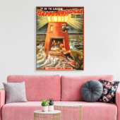 Happy Hooligan Lighthouse en Jonah Play Canvas Afdruk (Insitu (Woonkamer))