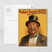 Happy Hooligan's reis over de hele wereld Briefkaart (Voorkant / Achterkant)