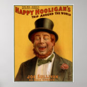 Happy Hooligan's reis over de hele wereld Poster (Voorkant)