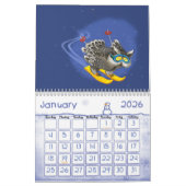 Happy hooters Eigenaar grappige seizoenen aanpasba Kalender (Jan 2026)