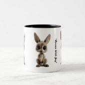 "Happy Hopper Heart" Tweekleurige Koffiemok (Center)