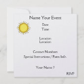 Happy Hoppin' Frog uitnodiging door SRF (Achterkant)