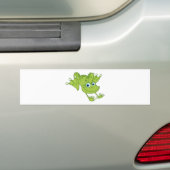 Happy Hopping Frog Bumpersticker (Op auto)