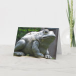 happy Hoppy Birthday Brother Frog Kaart<br><div class="desc">"Big Brother"-fotograaf van Pat Merewether</div>