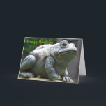 happy Hoppy Birthday Brother Frog Kaart<br><div class="desc">"Big Brother"-fotograaf van Pat Merewether</div>