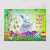 Happy Hoppy Easter Greeting Briefkaart (Voorkant)