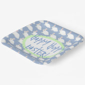 Happy Hoppy Easter Papieren Bordje (Gebogen)