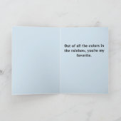 Happy 'Hoppy' Valentijnsdag Anime Bunny Feestdagen Kaart (Binnen)