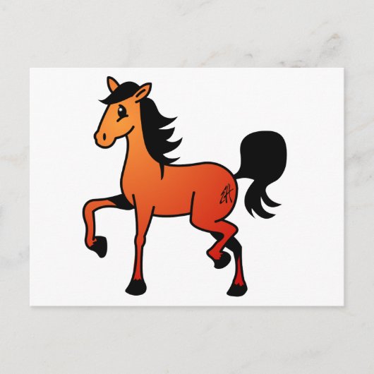 Happy Horse Briefkaart (Voorkant)